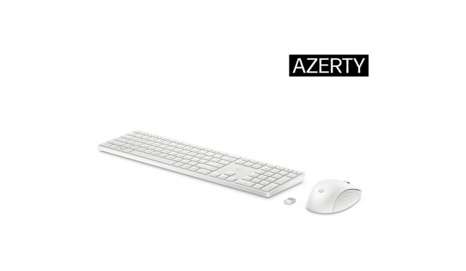Keyboard and Mouse HP 4R016AA White