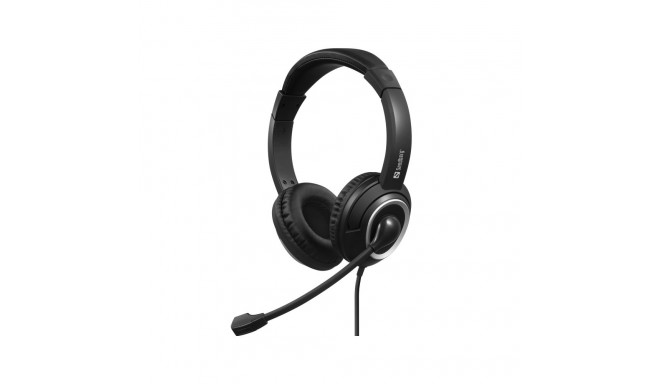 Sandberg 126-47 USB-C Chat Headset, Black