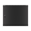 Lanberg WF01-6409-00B rack cabinet 9U Wall mounted rack Black