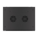 Lanberg WF01-6409-00B rack cabinet 9U Wall mounted rack Black