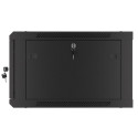 Lanberg WF01-6606-00B rack cabinet 6U Wall mounted rack Black