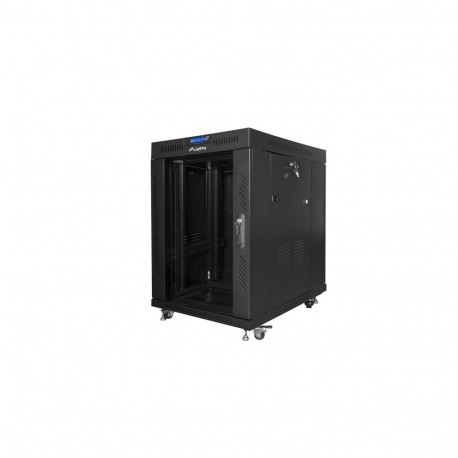 Lanberg FF01-8015-12BL rack-kapp 15U vabaltseisev rack Must