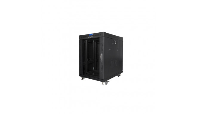 Lanberg FF01-8015-12BL 15U põrandal seisev rack must