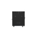 Lanberg FF01-8015-12BL rack cabinet 15U Freestanding rack Black