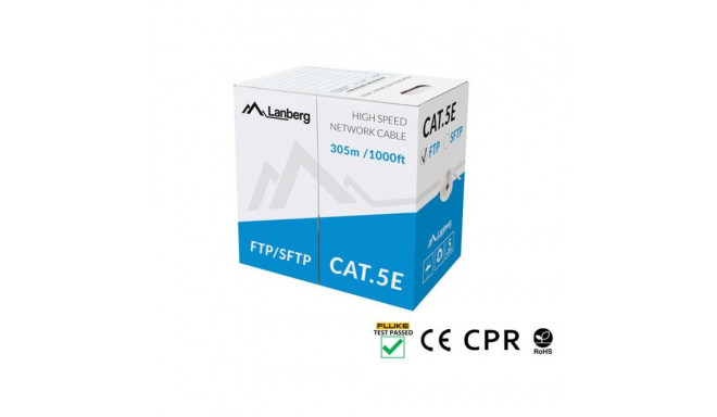 LANBERG KAABEL S/FTP CAT.5E 305M JUHE CU HALL
