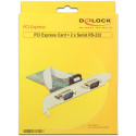 "seriell PCIe 2x DeLOCK"