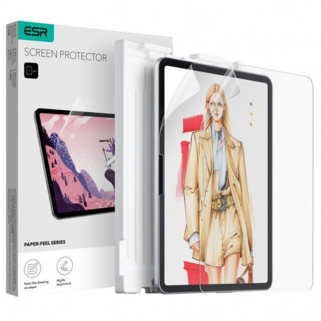 FOLIA OCHRONNA ESR PAPER FEEL 2-PACK IPAD AIR 13” 1 / 2 / 2024-2025 MATTE CLEAR