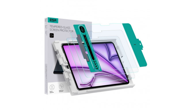 SZKŁO HARTOWANE ESR TEMPERED GLASS 2-PACK IPAD AIR 13” 1 / 2 / 2024-2025 CLEAR