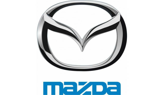 metal key ring with mazda logo