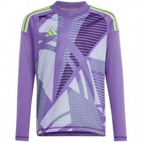 Koszulka bramkarska dla dzieci adidas Tiro 24 Competition Long Sleeve Goalkeeper fioletowa IN0430 12