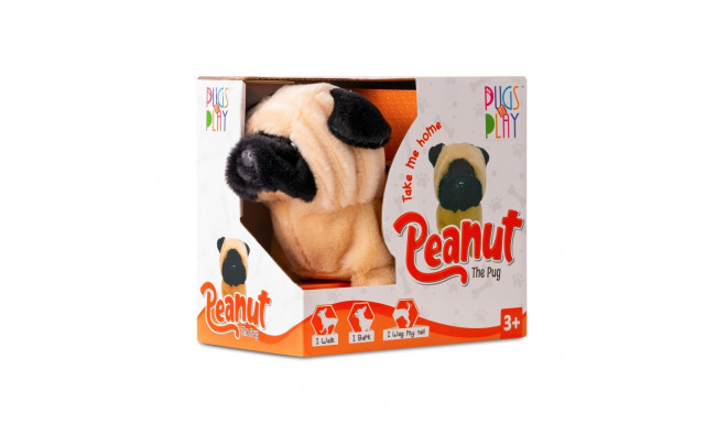 PUGS AT PLAY Interactive toy Walking dog Peanut