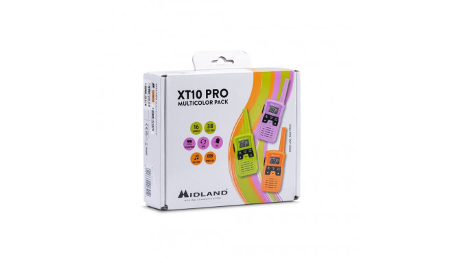 XT10 PRO multi-color pack-kit 3 PMR446 radios