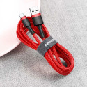 Baseus Cafule USB-A / USB-C QC 3.0 3A cable 1 m - red