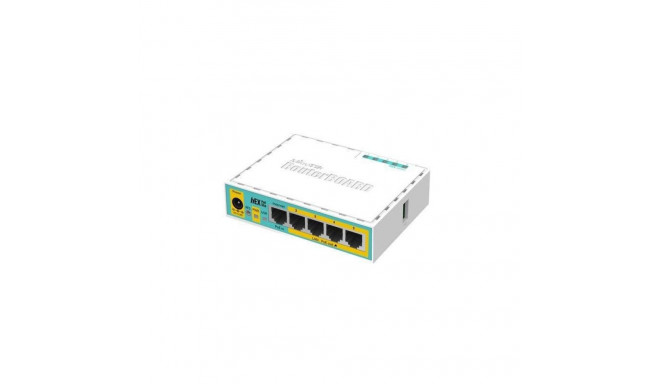 Mikrotik hEX PoE lite juhtmega ruuter Kiire Ethernet Valge
