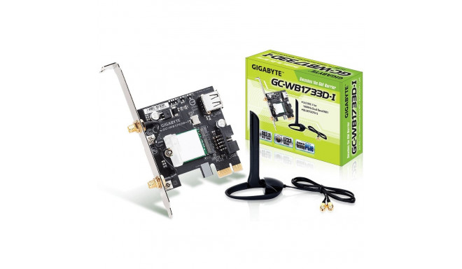 GIGABYTE GC-WB1733D-I network card Internal WLAN / Bluetooth 1733 Mbit/s