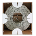 Twisted Pair Cable Cat 6 UTP Wire 305m Box Grey SOHO CCA