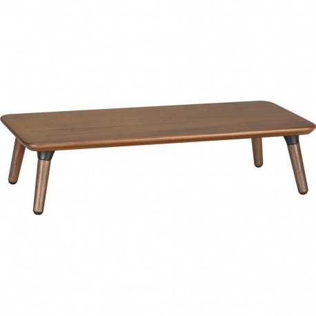 Maclean monitori- ja sülearvutialus MC-930, puidust (500x240x120mm), max 20kg, must pähkel