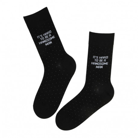 SOKISAHTEL TAAVI ilusa mehe musta värvi puuvillased sokid 446