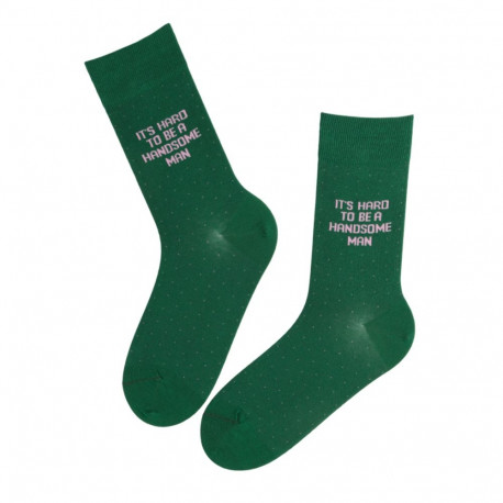 SOKISAHTEL TAAVI ilusa mehe rohelised puuvillased sokid 446