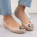 Comfortable, scented ballet flats by Zaxy W INT2007A nude (36)
