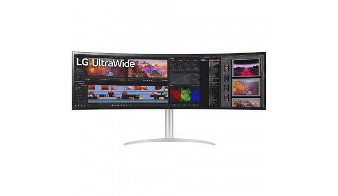 "124,46cm/49"" (5120x1440) LG UltraWide 49BQ95C-W 32:9 UWDQHD NanoIPS Curved 5ms 144Hz DisplayHDR400