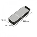 Hama memory card reader SD/microSD USB 3.0, silver