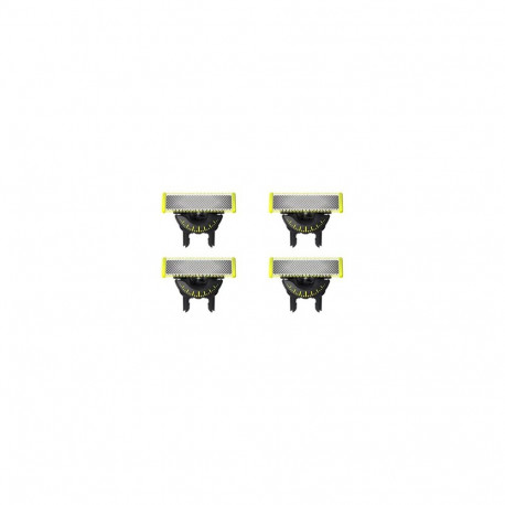 Philips vahetatav tera (4 tk) OneBlade QP440/50 must/roheline