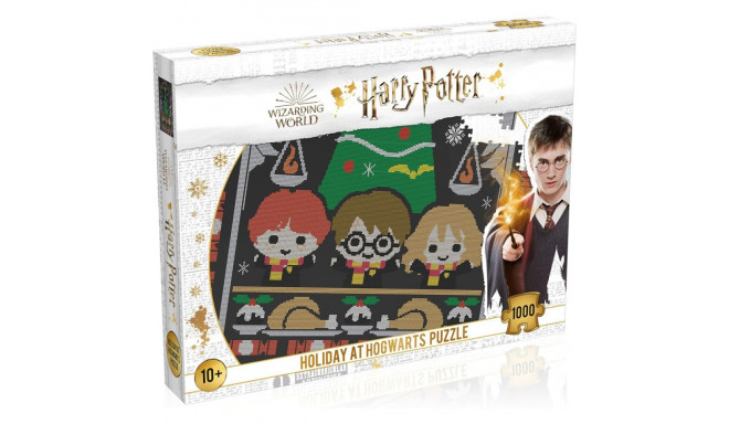 Harry Potter - Puzzle 1000 elementów w ozdobnym pudełku (Holidays at Hogwarts)