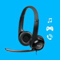 Ausinės LOGITECH H390, su mikrofonu, USB