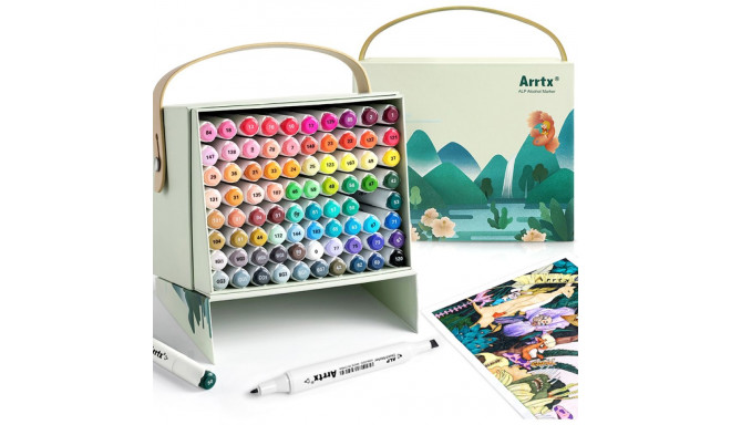 Double-sided Marker Pens ARRTX Alp (80 Colours)