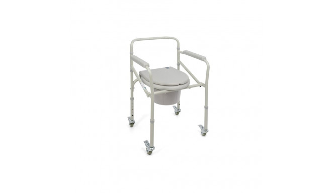 TIMAGO TGR-R KT 023C Toilet chair on wheels folding portable toilet for seniors