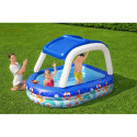 Bestway Sea Captain Inflatable Family Pool with UV Careful Sunshade