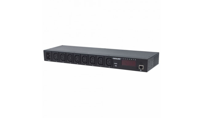 Intellinet 19" Intelligent 8-Port PDU, 19" Rackmountable C13 Intelligent Power Distribution Unit; Mo