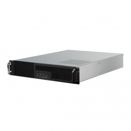 SilverStone RM23-502 rackmount serverikorpus, ATX, USB 3.0 - 2U - must
