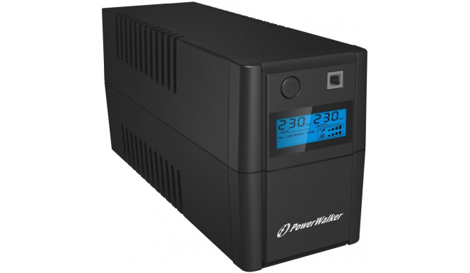 PowerWalker VI 650 SHL Schuko line-interactive 0.65 kVA 360 W 2 AC pistikupesa