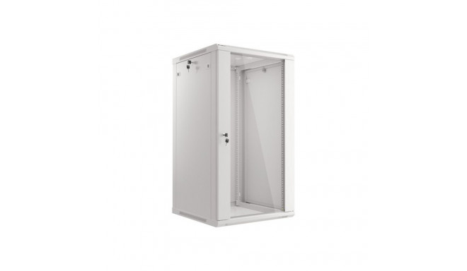 Lanberg WF01-6412-10S seinapealne rack-kapp 22U hall
