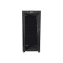 Lanberg FF01-8822-12BL rack cabinet 22U Freestanding rack Black