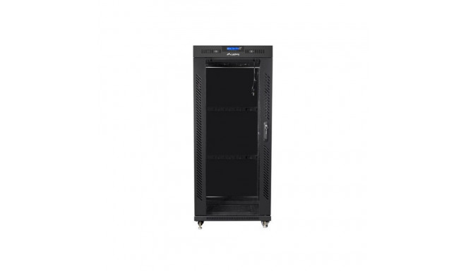 Lanberg FF01-8822-12BL 22U põrandapealne rack must kapp