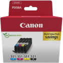 "Canon Tinte CLI-551 6509B015 4er Multipack (BKMCY)"