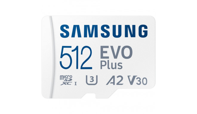 "CARD 512GB Samsung EVO PLUS microSDXC UHS-I U3 inkl. SD Adapter"