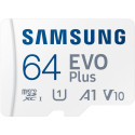 "CARD 64GB Samsung EVO Plus MicroSDXC UHS-I U2 V10 A1 inkl. SD Adapter"