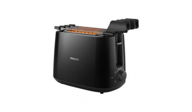 Philips HD2583/90 Daily Collection Toaster, Black