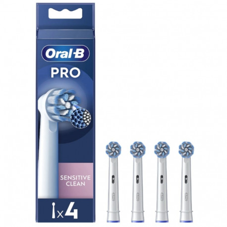 Oral-B | Replaceable toothbrush heads | EB60X-4 Sensitive Clean Pro | Heads | For adults | Number of