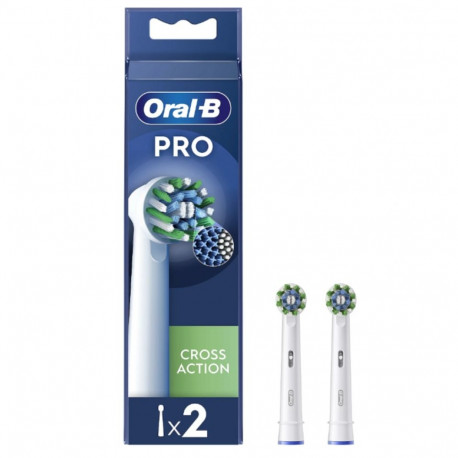 Oral-B vahetatavad hambaharjaotsikud EB50RX-2 Cross Action Pro otsikud täiskasvanutele komplektis 2 