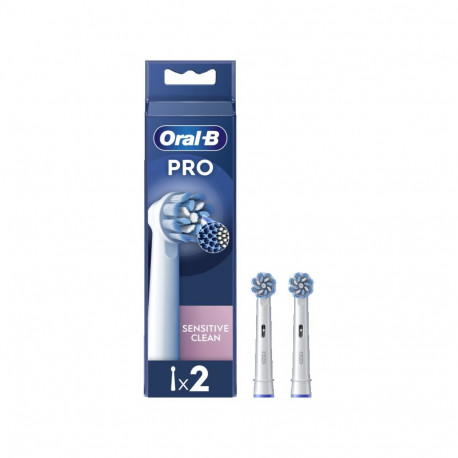 Oral-B vahetatavad hambaharjaotsikud EB60X-2 Sensitive Clean Pro otsikud täiskasvanutele 2 otsikut k