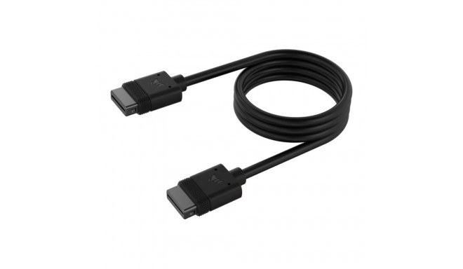 CORSAIR iCUE LINK kaabel 1x 600mm sirgete pistikutega must
