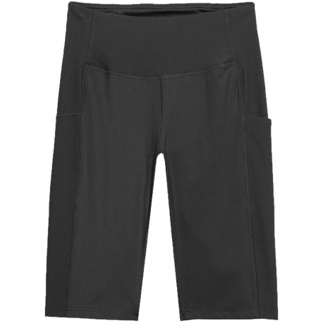 Spodenki damskie 4F F547 czarne 4FWSS24TFSHF547 21S XS
