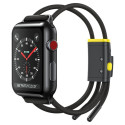 Baseus Adjustable sports strap Let`s Go for Apple Watch 3|4|5|6|SE 38|40mm (LBAPWA4-AGY) Grey-yellow