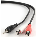 Kabelis Gembird 3.5mm Jack - 2x RCA 0.2m