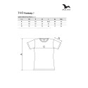 Adler Fantasy naiste T-särk 140 Hi-Vis kollane 2XL